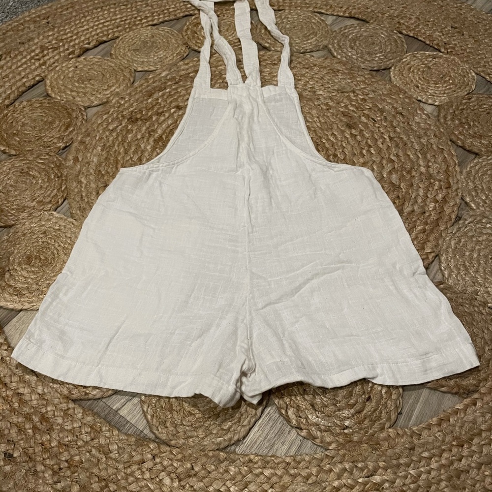 Aerie gauze overall shorts